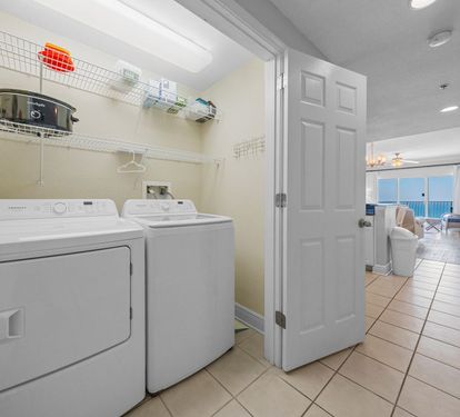Crystal Shores West 1006 Laundry