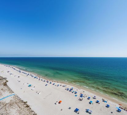 Crystal Shores West 1006 Gulf Front View from Balcony