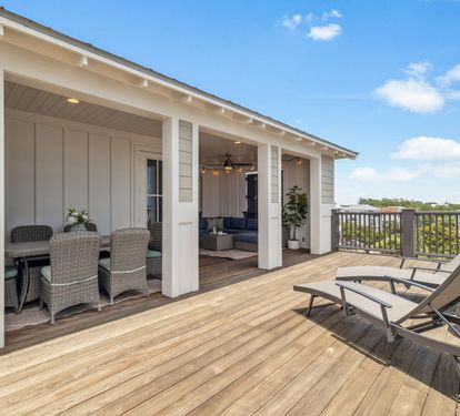 Expansive 4th Floor Balcony!