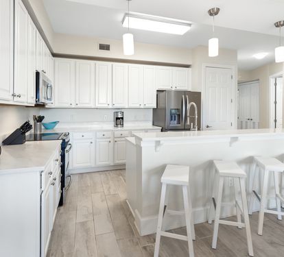 Enjoy the bright and modern Fully Equipped kitchen