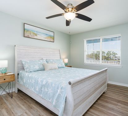 Blue Lagoon Primary Bedroom with King Bed