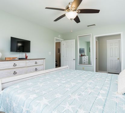 Blue Lagoon Primary Bedroom with King Bed