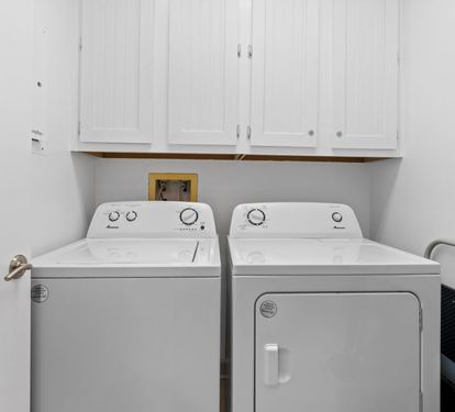 Lagoon Tower 902 In-unit Laundry Room with Full Size Washer + Dryer