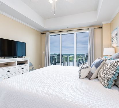 Wharf 713 Primary Bedroom with King Bed