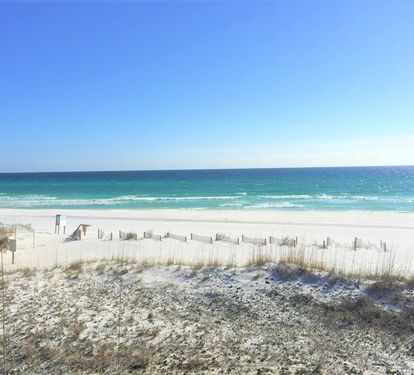 Complex beach area