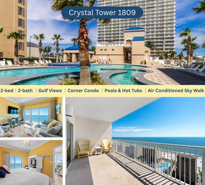 Crystal Tower 1809 Corner Condo 18th Floor