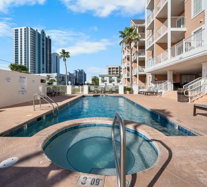 8 Grand Beach Resort Outdoor Pool + Hot Tub