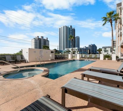 9 Grand Beach Resort Outdoor Pool + Hot Tub