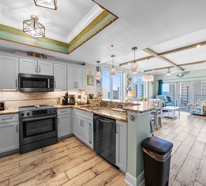 Crystal Tower 601 Kitchen