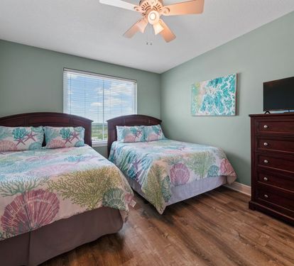 San Carlos 1001 Bedroom 3 with Two Queen Beds