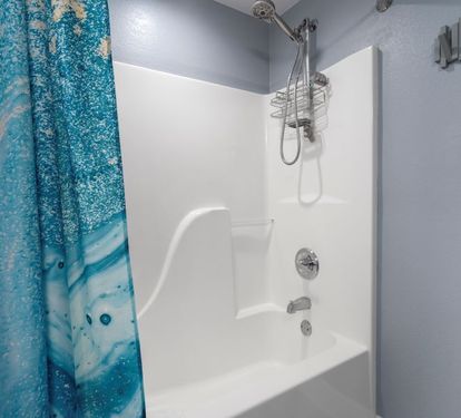 Crystal Tower 709 Primary Bathroom with Tub Shower Combo