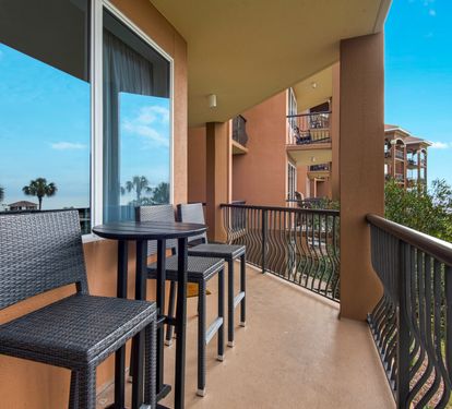 Spacious Balcony off Living Room