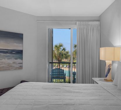 Private entrance to Patio with a Gulf View