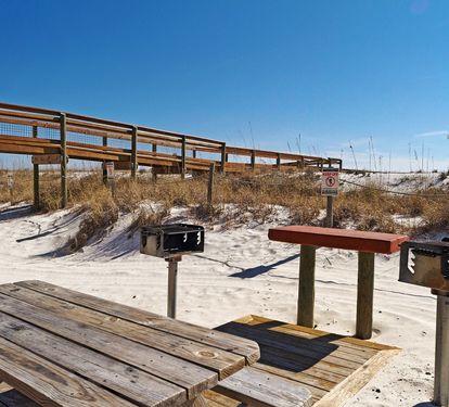 Grill up your catch on the beach 