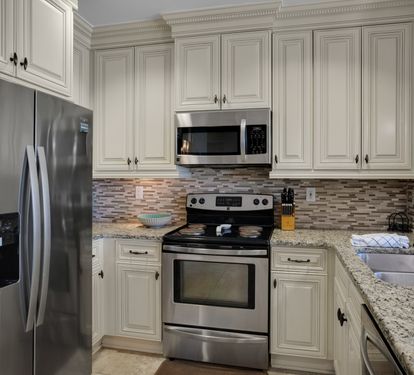 Kitchen with Stainless Steel Appliances