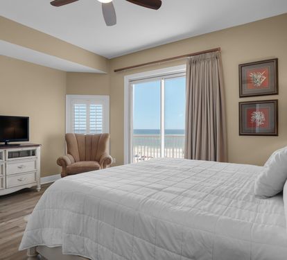 Guest Bedroom #1 with King Bed and Flat Screen TV