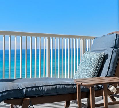 Lounge Beach Side on this 7th Floor Balcony!