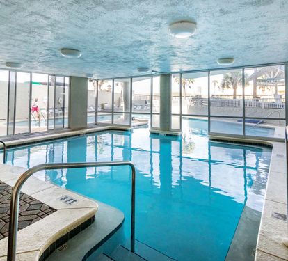 Indoor to outdoor pool