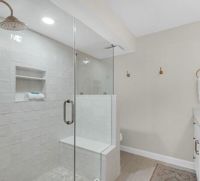 Bathroom 1 with Walk-In Shower
