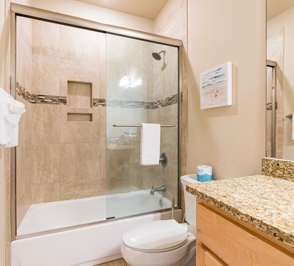 Summer Salt East Primary Bathroom with Tub Shower Combo