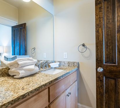 Summer Salt East Primary Bathroom with Tub Shower Combo
