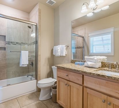 Summer Salt East Primary Bathroom 2 with Tub Shower Combo