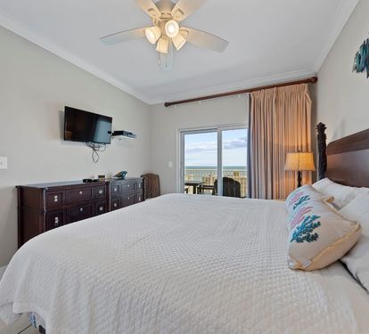 Crystal Tower 1101 Primary Bedroom with King Bed