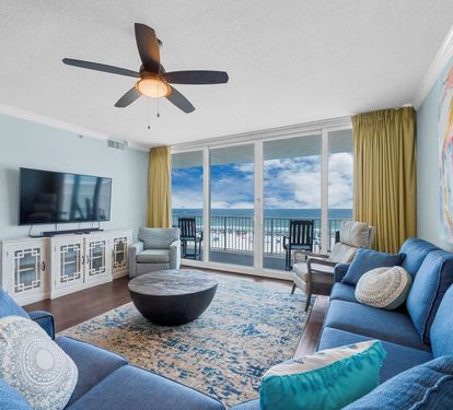 San Carlos 409 Living Room with Queen Sleeper