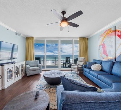San Carlos 409 Living Room with Queen Sleeper
