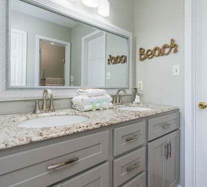 Endless Summer Primary Bathroom with Dual Sinks