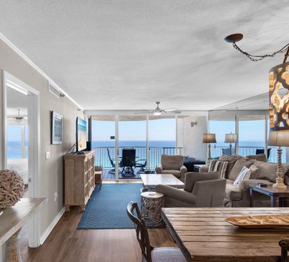 Open Living and Dining Area