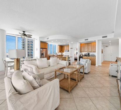 Lagoon Tower 902 Living Room