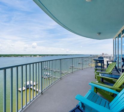 Lagoon Tower 902 Lagoon Front Balcony