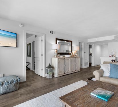Living area open floor plan