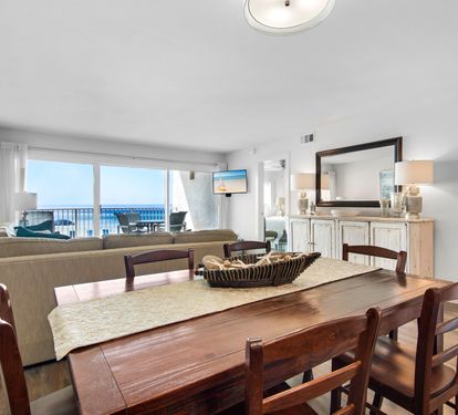 Dining and living area