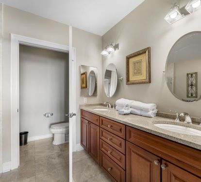Wharf 521 Primary Bathroom with Dual Sink Vanity