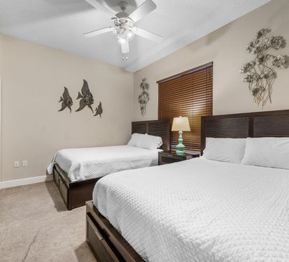 Wharf 521 Bedroom 2 with Two Queen Beds