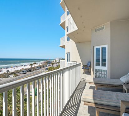 Private Balcony with Loungers