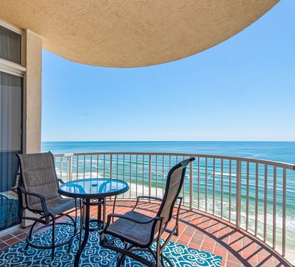 Private Balcony with Gulf Views