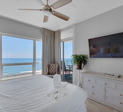 Bedroom 1 with Flat Screen TV