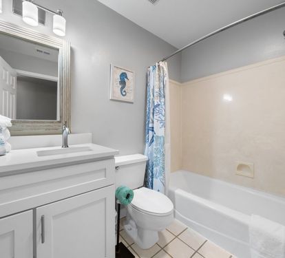 Bonhomme Richard East Bathroom 3 with Tub Shower Combo