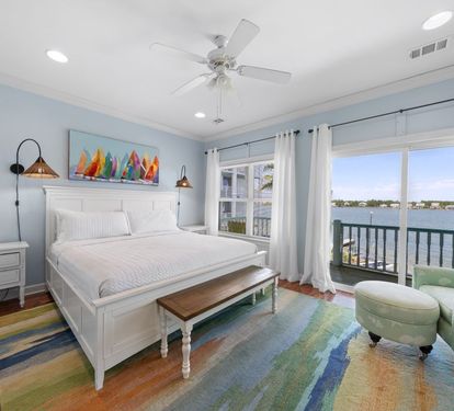 On Golden Pond 8A Primary Bedroom with King Bed