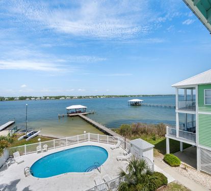 On Golden Pond 8A Primary Bedroom Balcony Views
