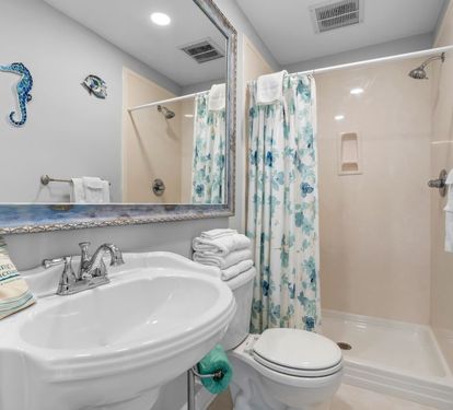 Laguna Beach Daze Bathroom 2 with Step-in Shower