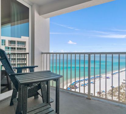Sip your morning coffee while watching waves lap the pristine shore from your private oceanfront balcony.