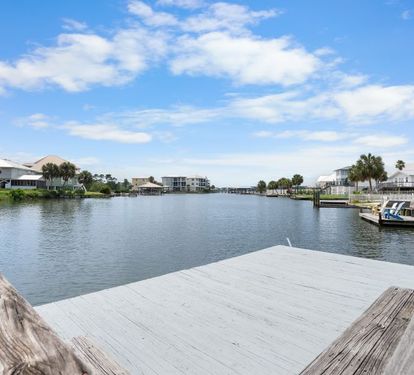 Sunset Daze Small Boat Dock & Lagoon View