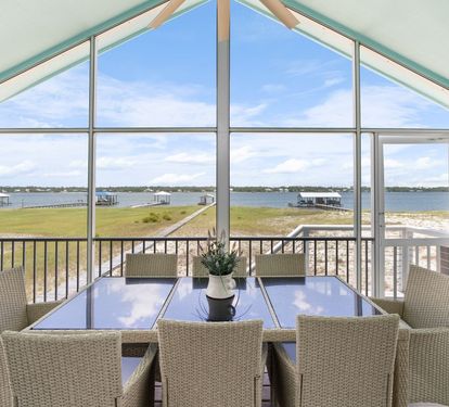 Tide-AL Dining Table on Screen Porch