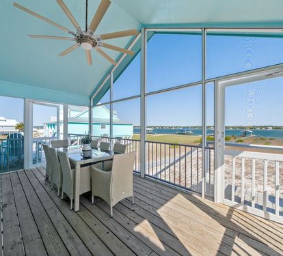 Tide-AL Dining Table for 8 on Screen Porch