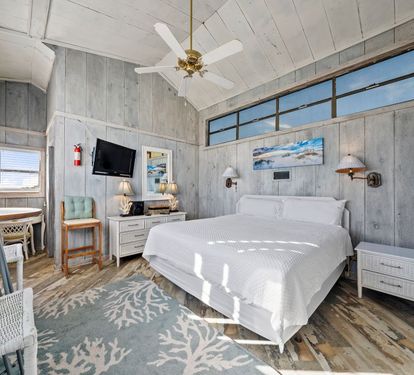 The Beach Shack Primary Bedroom with King Bed