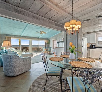 The Beach Shack Dining Nook Table Seats 4